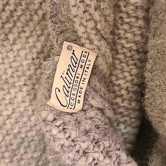 Calimar Alpaca Wool Boat Neck Poncho - Picture 3 of 5